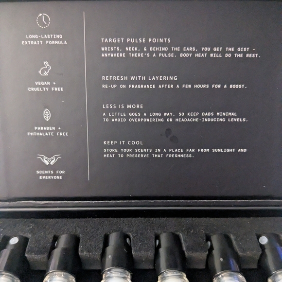 Okcha Perfume Sample Set. Six trial size vials 2 ml ea. SOLD OUT ONLINE! - Picture 5 of 6